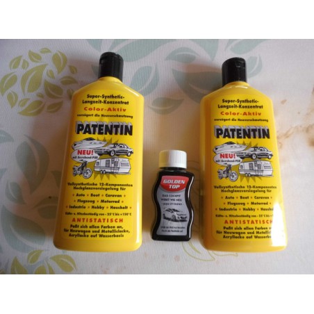 2 X PATENTIN  Color-Aktiv. Langzeit - Konzentrat. a.500 ml. 1 X Plastikpflege, 100ml.